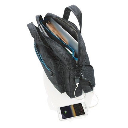 Ekskluzywna torba na laptopa, port USB AX-P762.071