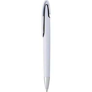 Długopis ze srebrną końcówką i kolorowym elementem pod klipem AX-V1799-03
