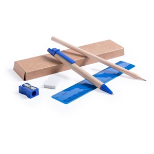 Zestaw szkolny, ołówek, długopis, gumka, temperówka, linijka AX-V7869-04