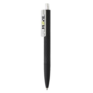 Delikatny w dotyku, czarny długopis X3 AX-P610.970