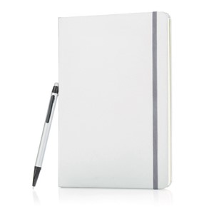 Notatnik A5, twarda okładka i długopis, touch pen AX-P773.252