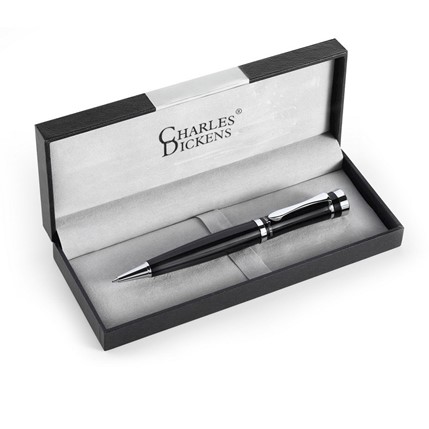 Długopis przekręcany Charles Dickens w pudełku AX-V1104-03
