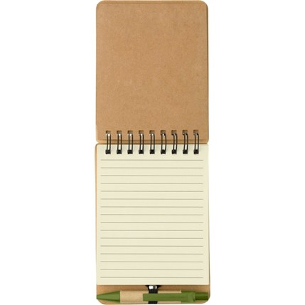Notatnik (kartki w linie), karteczki samoprzylepne, długopis AX-V2816-10