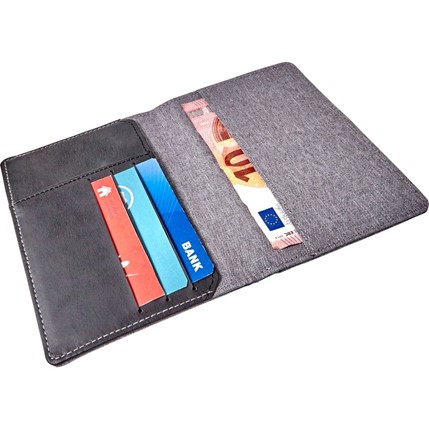 Etui na karty kredytowe i paszport, ochrona przed RFID AX-V9905-15