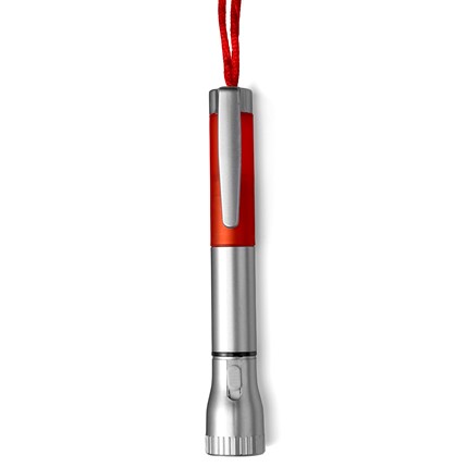 Latarka LED i długopis na sznurku AX-V5538-05