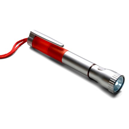 Latarka LED i długopis na sznurku AX-V5538-05