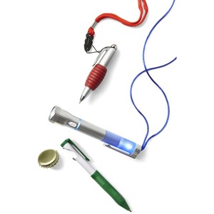 Latarka LED i długopis na sznurku AX-V5538-19