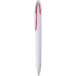 Długopis ze srebrną końcówką i kolorowym elementem pod klipem AX-V1799-05