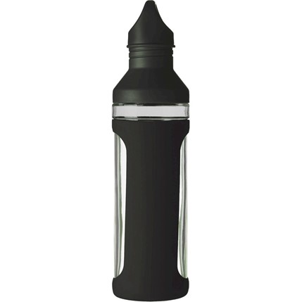Szklana butelka 590 ml, silikonowy uchwyt AX-V9874-03