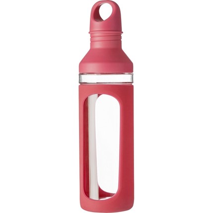 Szklana butelka 590 ml, silikonowy uchwyt AX-V9874-05