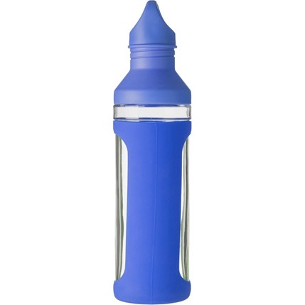 Szklana butelka 590 ml, silikonowy uchwyt AX-V9874-11