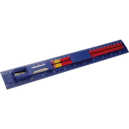 Linijka, 2 ołówki, temperówka, gumka AX-V6125-04