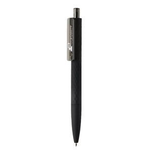 Delikatny w dotyku, czarny długopis X3 AX-P610.971