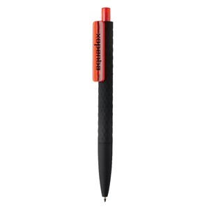 Delikatny w dotyku, czarny długopis X3 AX-P610.974
