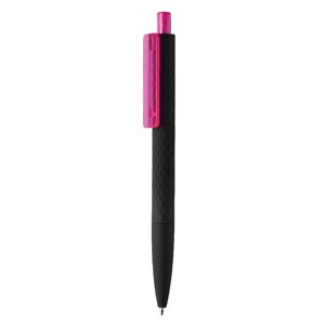 Delikatny w dotyku, czarny długopis X3 AX-P610.979