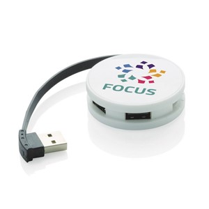 Hub USB ze zintegrowanym kablem AX-P308.113