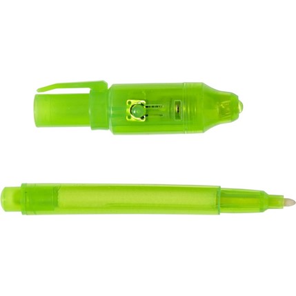 Długopis z niewidzialnym tuszem, lampka UV AX-V1795-10